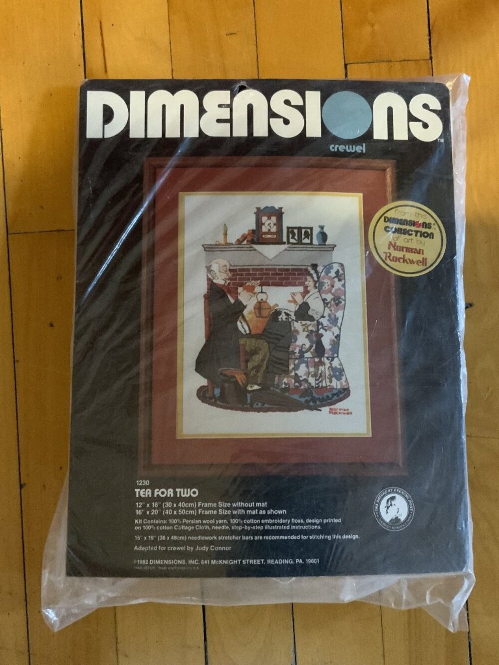 Vintage Dimensions Crewel Embroidery Kits. Lot Of 2 Kits